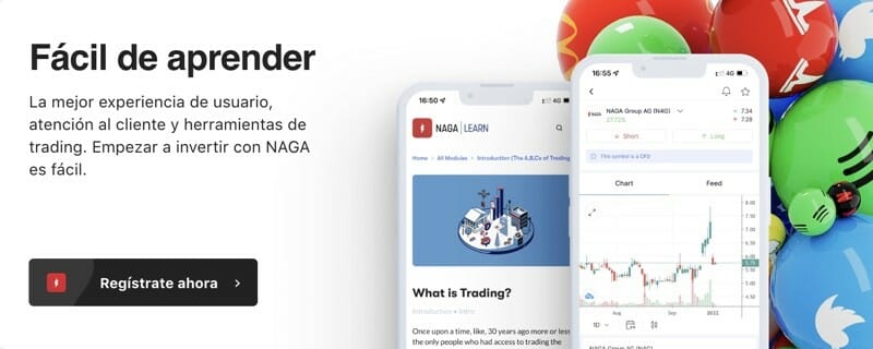 Aplicación móvil Naga muy sencilla