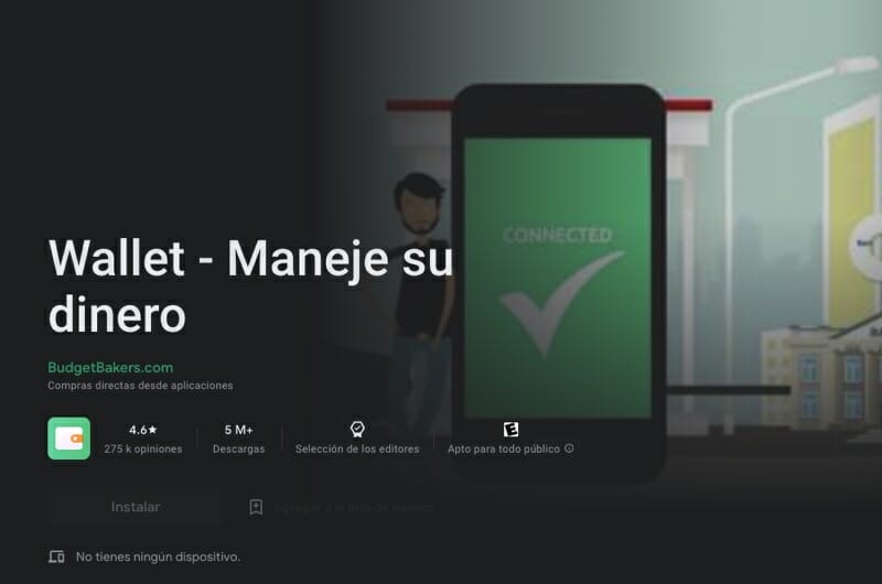 Wallet aplicación para ahorrar