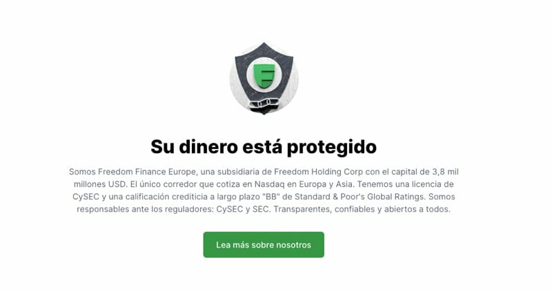 Seguridad de Freedom24